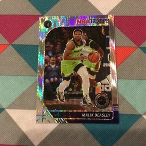 Malik Beasley timberwolves Flash Prizm Hybrid H2 2019/20 NBA Hoops Premium Stock - Picture 1 of 1