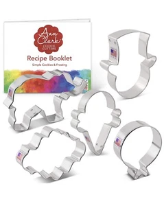 Ann Clark Cookie Cutter Set Festive Circus 5 Piece Set - Picture 1 of 4