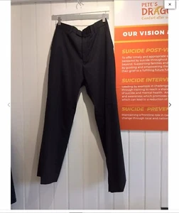 Karl Jackson Men’s Dark Grey Formal Trousers, Size 34 - Picture 1 of 3