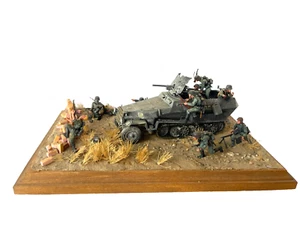 WWII German Panzergrenadier Vignette Assault Team 11pc Soldier Video War Games - Picture 1 of 19