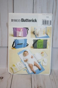 Butterick Patrón de Costura B5833 - Bolsa de Pañales y Cambiador para Bebé - Imagen 1 de 2