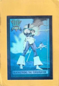 1992 Impel DC Comics Cosmic Holograms #DCH3 Deathstroke the Terminator - Picture 1 of 2