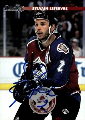 Sylvain Lefebvre - Signed 1996-97 Donruss Card #81 - Image 1 of 2