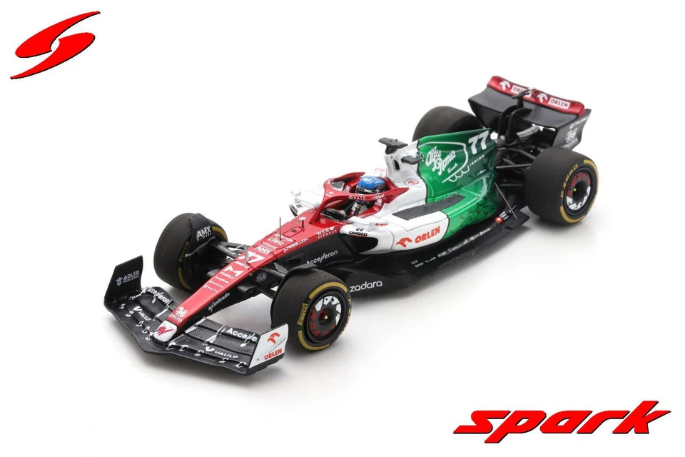 Spark 1/43 Alfa Romeo F1 Team ORLEN C42 #77 Azerbaijan GP 2022 V. Bottas S8539 - Immagine 1 di 1