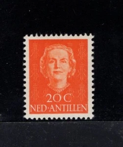 Antillas Neerlandesas 1950 20c Queen Juliana MLH Sc 219 - Imagen 1 de 1