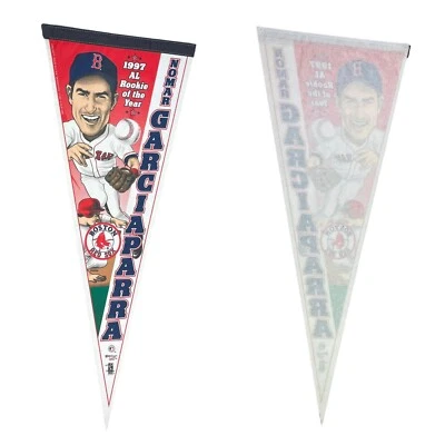 BOSTON RED SOX Nomar Garciaparra 1997 AL Rookie of the Year 30" Pennant - Image 1 of 4