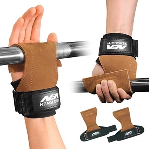 Padded Weight Lifting Straps Deadlift Straps with Wrist Support, Gym Wrist Strap - Picture 1 of 7