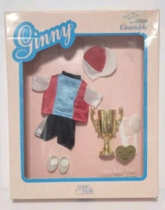 MUÑECAS DE MODA VINTAGE CONJUNTO DE MODA GINNY 1998 GIRA EN BICICLETA SE ADAPTA A CUERPO SUAVE GINNY - Imagen 1 de 5