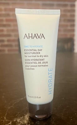 Crema hidratante de día AHAVA Essential piel normal a seca ~ tamaño completo 2,5 fl oz/75 ml NUEVO Foto 1 de 2