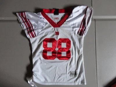 White Reebok NFL New York Giants #88 Hakeem Nicks SEWN Jersey Womens M Excellent - Image 1 of 4