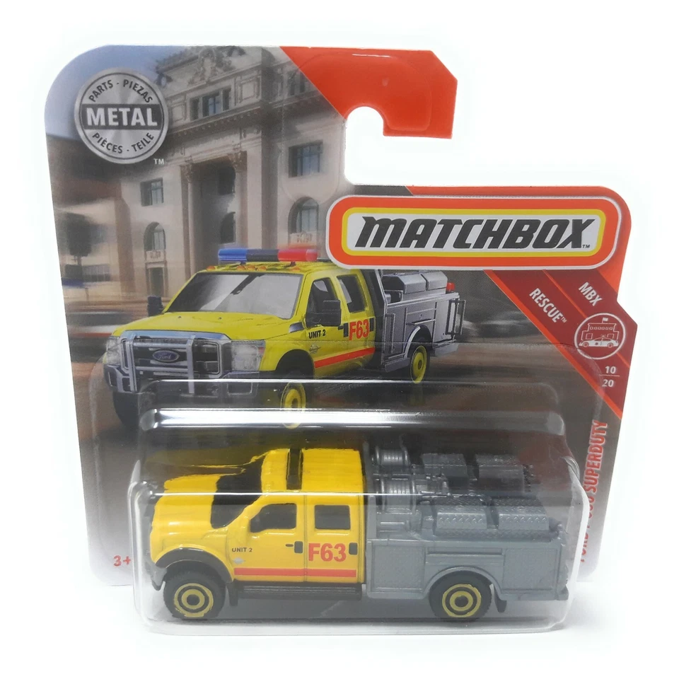 Matchbox MBX Superfast 2019 No 47 Ford F 550 Superduty Rescue short blister card - Image 1 of 1