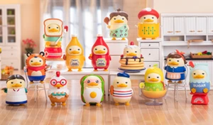 POPMART Duckoo in the Kitchen Series Home Food Blind Box Figura Confermata CALDO - Foto 1 di 17