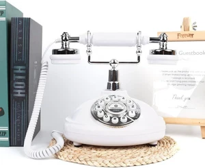 Audio Guest Book Wedding Phone,Audio Guestbook Phone Vintage Style Audio Message - Picture 1 of 9