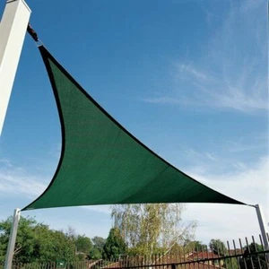 Vela Telo Tenda Ombreggiante Triangolare Verde misura 5x5x5 m. 12,5 mq Giardino - Bild 1 von 3