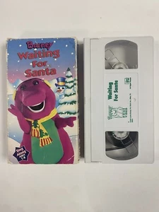 Barney: WAITING FOR SANTA-Sing Along (vhs) Purple Dinosaur. Rare. - Picture 1 of 5