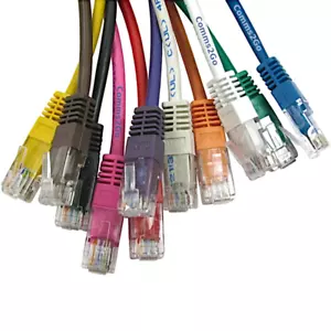 12cm - 50m CAT6 Premium Internet Ethernet Cables RJ45 Patch Lead 100% Copper lot - Foto 1 di 28