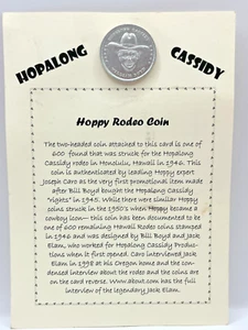 1946 Hopalong Cassidy "Hoppy Rodeo Coin. Rare unique Coin. - Picture 1 of 2