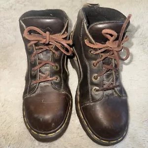 Vintage braune Doc Dr. Martens Größe 4 US Damen 8444 Stiefel 90er - Bild 1 von 6