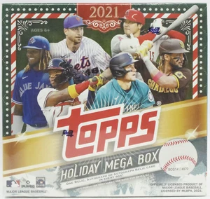 2021 Topps Holiday Mega Box MLB Baseball - NEW - Factory Sealed - Picture 1 of 2