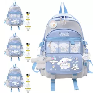 Cinnamoroll Printing Student Large School Bag Shoulder Bag Satchel Backpack Tote - Picture 1 of 16