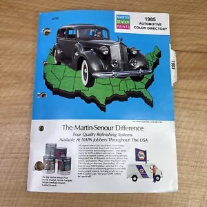 Vintage Napa 1985 Martin-Senour Automotive Color Directory Lackkarte - Bild 1 von 7