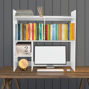 Stylish PVC Desktop Shelf with 5 Compartments for Organized Storage - Picture 1 of 14