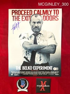 JOHN MCGINLEY AUTOGRAPHED SIGNED 11x14 PHOTO! THE BELKO EXPERIMENT! BECKETT COA! - Picture 1 of 4