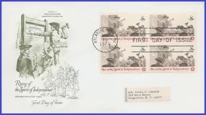 USA3 #1477 ADDR ARTMASTER FDC BL4 Publicando un Broadside - Imagen 1 de 1