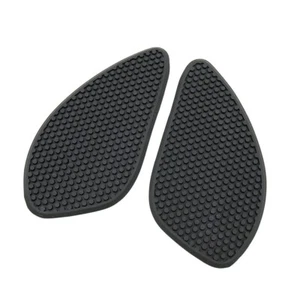 Rubber Tank Traction Side Pad Gas Knee Grip Protect Universal For Honda Kawasaki - Picture 1 of 4