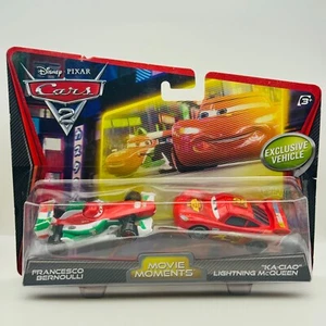 Disney Pixar Cars - FRANCESCO & "KA-CIAO" LIGHTNING MCQUEEN KACHOW 1:55 Diecast - Picture 1 of 1