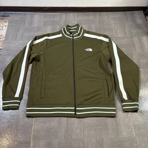 TNF North Face Trainingsjacke grün weiß Langarm Full Zip Herren XL - Bild 1 von 9