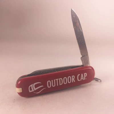 Victorinox Swiss Army 58mm Classic SD Red OUTDOOR CAP Raised Logo - Image 1 of 4