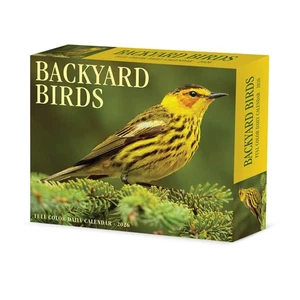Backyard Birds 2026 5.4" x 6.2" Box Calendar - Picture 1 of 6