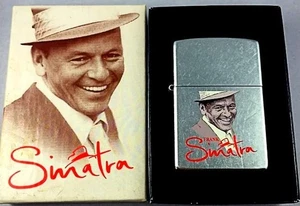Seltenes Frank Sinatra In Fedora Zippo Feuerzeug - Bild 1 von 1