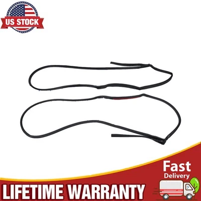 Par de vedações para remoção de intempéries para Nissan SENTRA 2013-2018 82831-3RA0A-A11 - Imagem 1 de 4