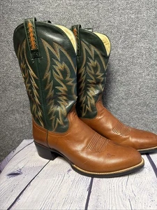 Herren Bestickte Cowboystiefel Größe 10 Hergestellt in Mexiko - Bild 1 von 6