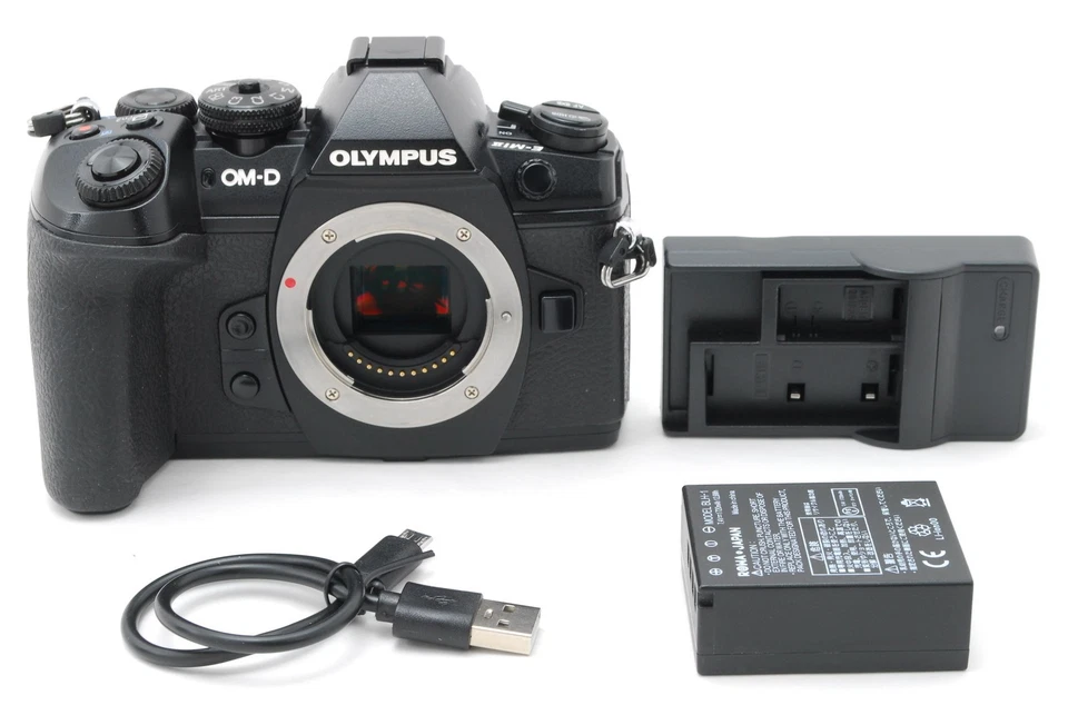 【COMO NUEVO-】Cuerpo de cámara Olympus OM-D E-M1 Mark II 20,4 MP negro sin espejo Foto 1 de 4