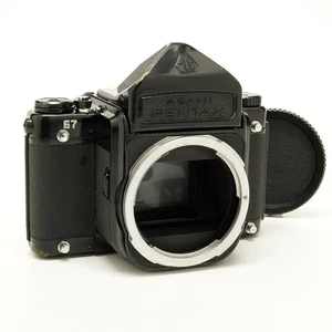 Pentax 67 Medium Format Film Camera Body w/ Prism Finder - Picture 1 of 12