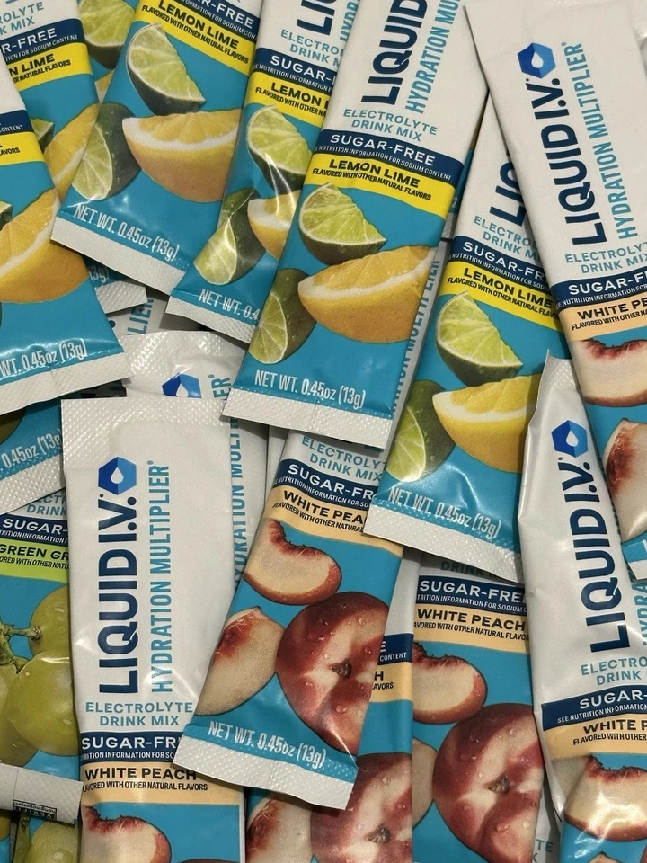 Lote De 30 Líquido IV Hidratación Multiplicador Electrolito Bebida Mezcla 3 Sabores 2027 Foto 1 de 1