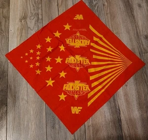 WWF Hulk Hogan Hulkster Rules official licensed 1991 Mint Bandana, WWE - Bild 1 von 2