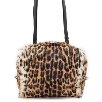 Bolso Pandora Givenchy Leopardo Talla S Piel de Cabra/Piel Sintética Marrón/Negro BK... Foto 1 de 4