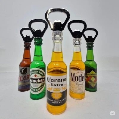 Magnetic Beer Bottle Opener - Unique Funny Man Cave Decor Accessory Mexican beer - Image 1 of 4
