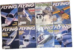Vintage FLYING magazine {LOT OF 8} All 1988 MAGAZINE 1 MAG31 - Picture 1 of 17