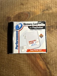 Playstation Performance memory card e custodia ps1 usata - Foto 1 di 5