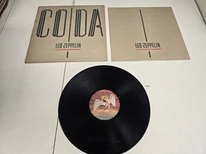 LED ZEPPELIN Coda Vinyle LP 1982 Première Presse Cygne Chanson 90051-1 Très bon état - Photo 1 sur 5