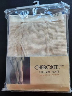 Pantalones térmicos de colección Cherokee para hombre de capa base grande de algodón natural poli 42-44 Foto 1 de 4