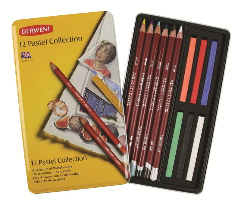 Derwent Pastel Collection - 12 Tin - Imagem 1 de 1