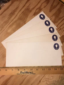 Lot of 5, 1953 3-cent purple embossed legal envelopes 1953 water marks - Picture 1 of 7