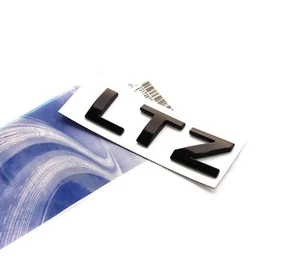 1x OEM Black LTZ Letter Emblem Badge fits Silverado 2010-2018 - Picture 1 of 4