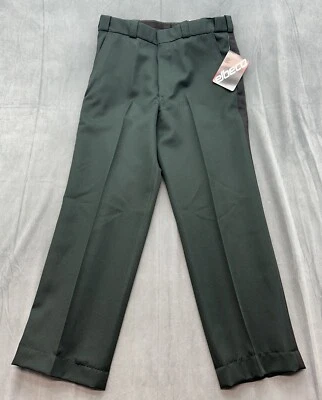Elbeco E8903RN Green Uniform Pants Black Side Stripe Size 36x30 Flex Waist NEW - Image 1 of 4